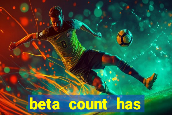 beta count has changed pt br